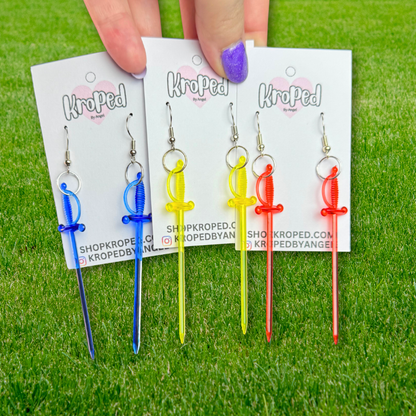 Toothpick Sword Earrings