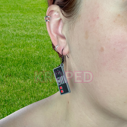 Retro Video Game Controller Earrings