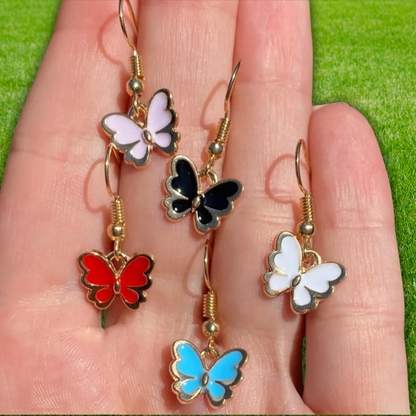 Tiny Butterfly Earrings
