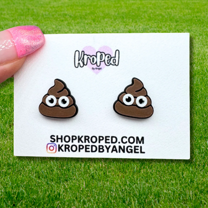 Poo Stud Earrings