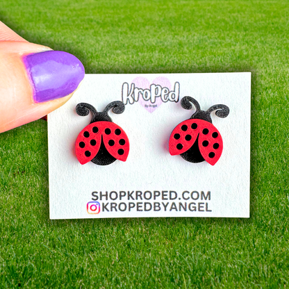 Ladybug Stud Earrings