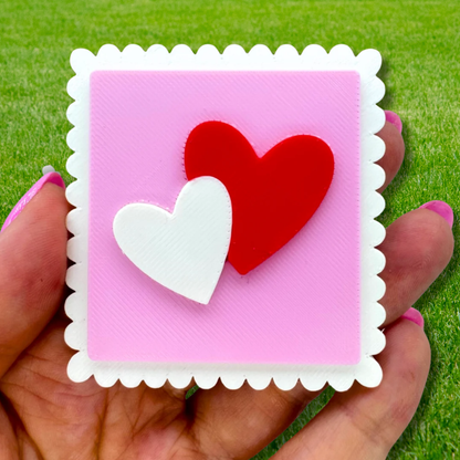 Heart Stamp Magnet