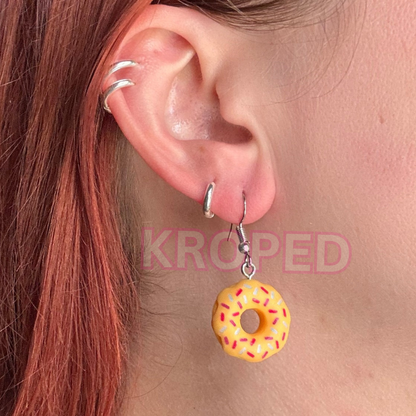 Sprinkle Donut Earrings