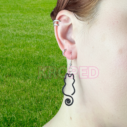 Cat Outline Earrings