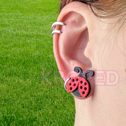 Ladybug Stud Earrings
