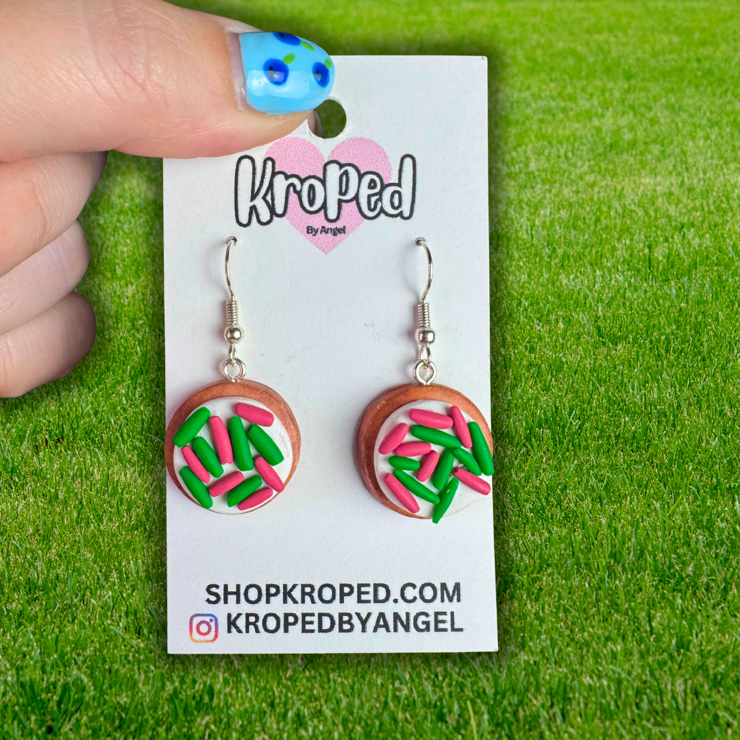 Christmas Sugar Cookie Earrings