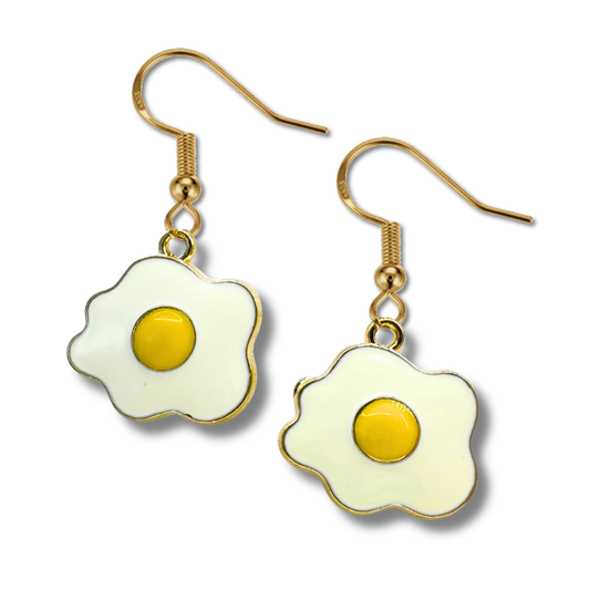 Egg Splat Charm Earrings