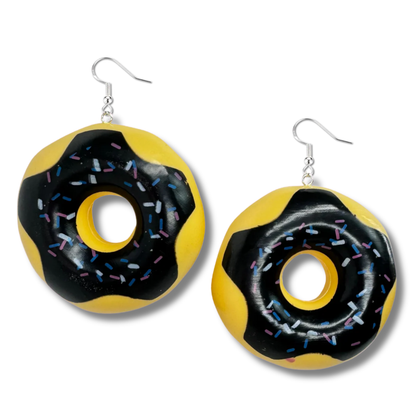 Chocolate Donut Toy Earrings