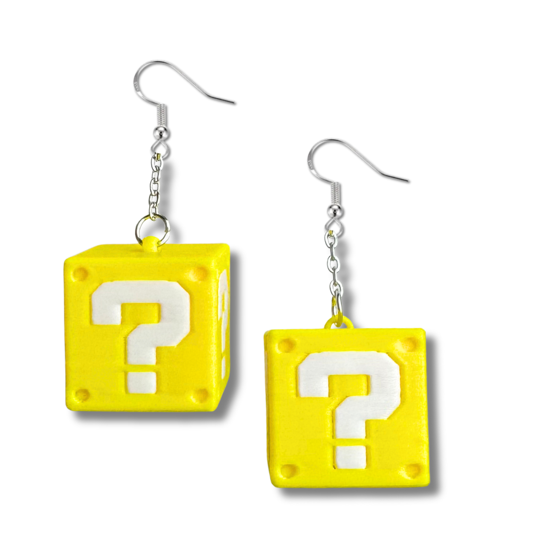 3D Mystery Box Earrings