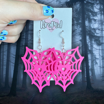 Heart Spiderweb Earrings