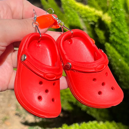 Tiny Clog Shoe Earrings
