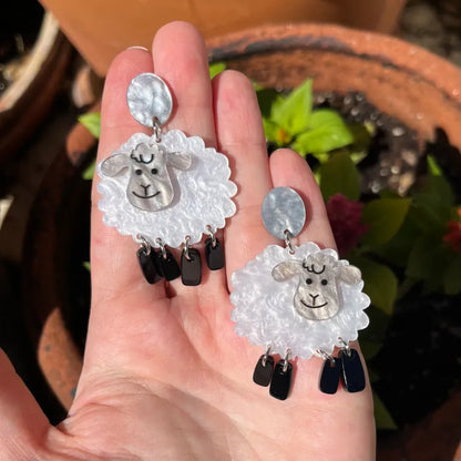 Dancing Sheep Earrings