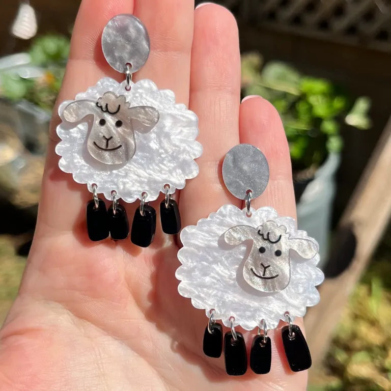 Dancing Sheep Earrings