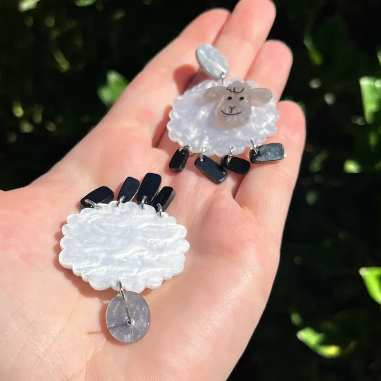 Dancing Sheep Earrings