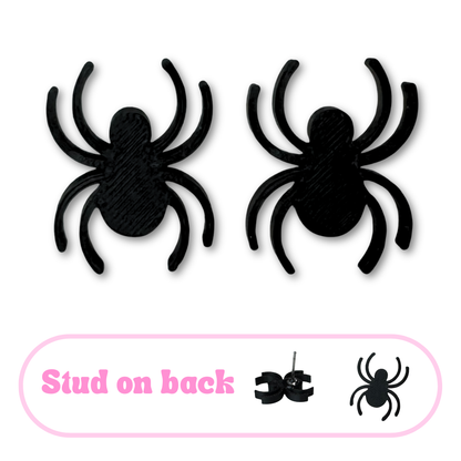 Tiny Spider Stud Earrings