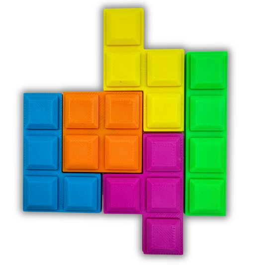Nostalgic Block Game Magnet