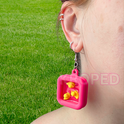 Duck Pool Earrings