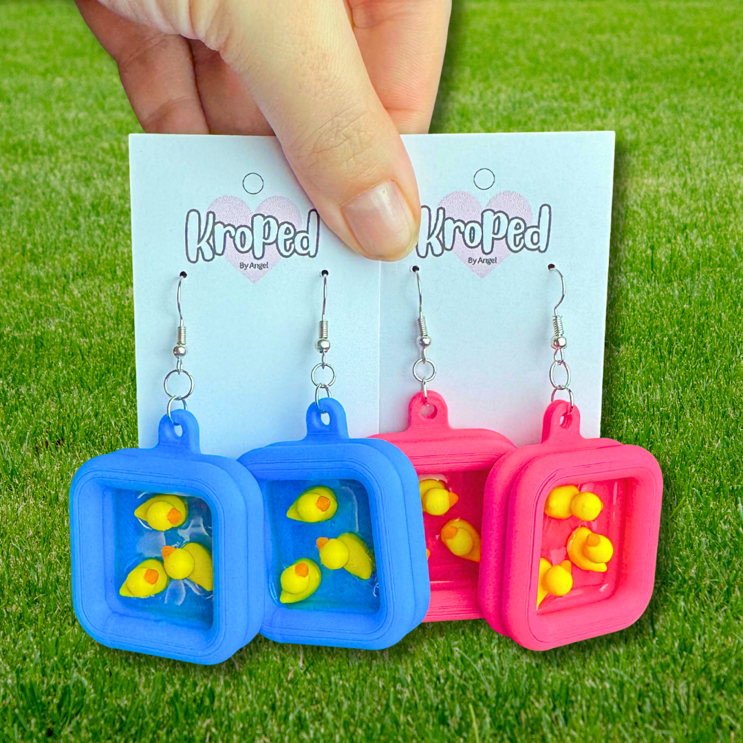 Duck Pool Earrings