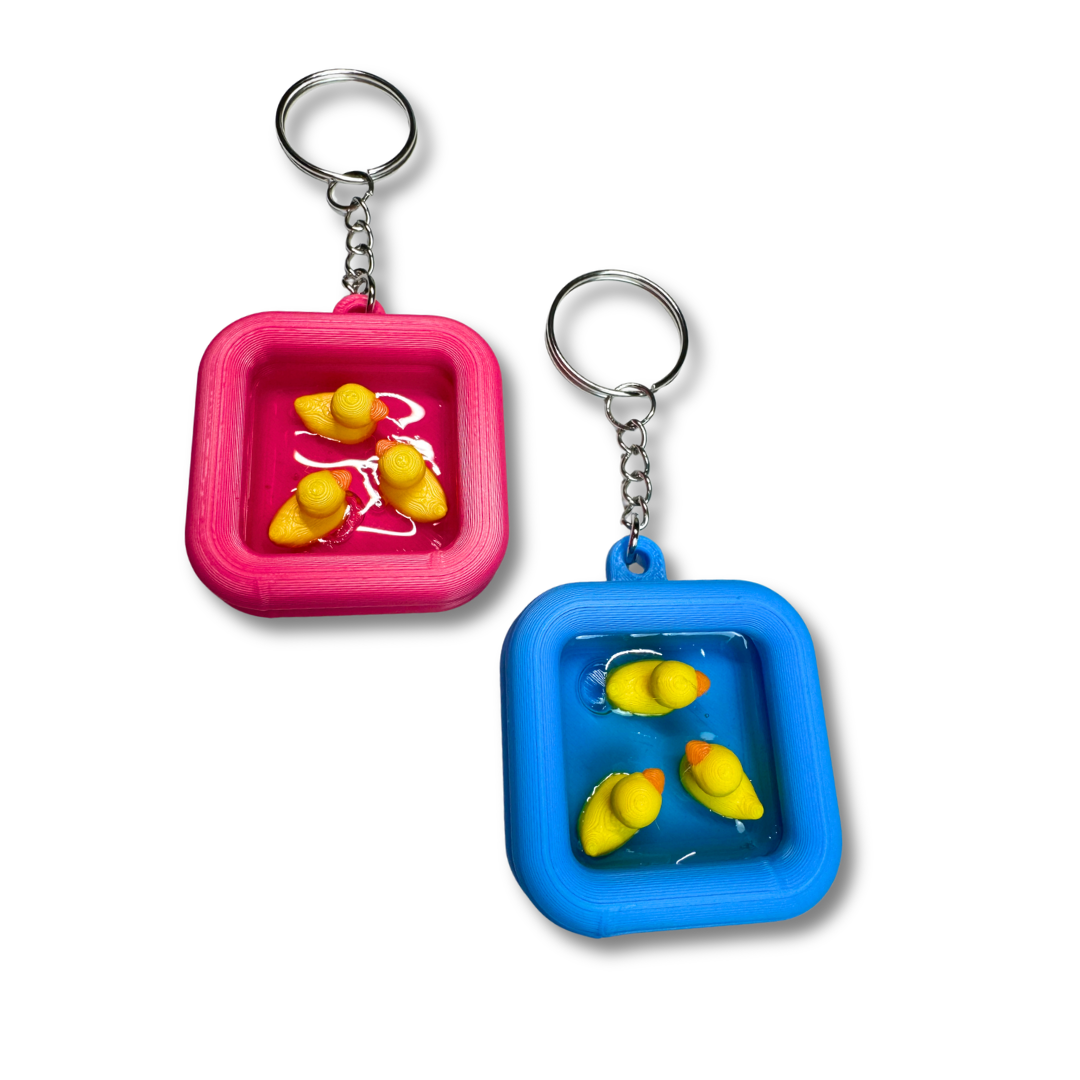 Duck Pool Keychain