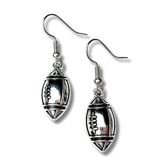 Football Charm Earrings