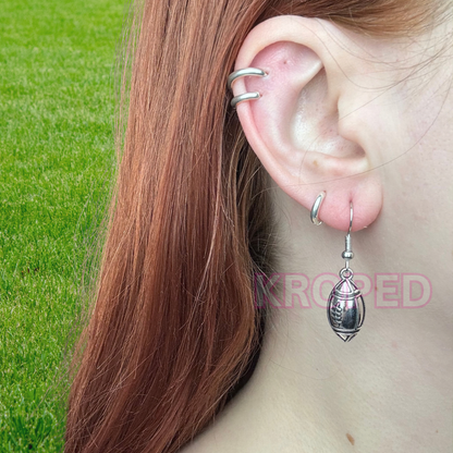 Football Charm Earrings