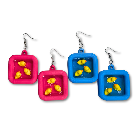Duck Pool Earrings