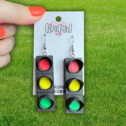 Traffic Light Earrings