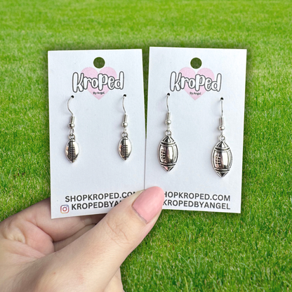 Football Charm Earrings