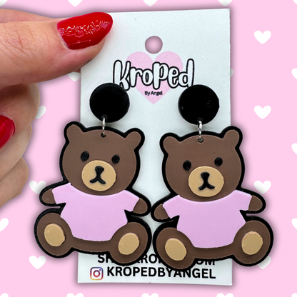 Teddy Bear Earrings