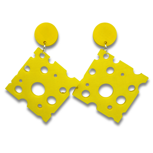 Cheese Slice Earrings