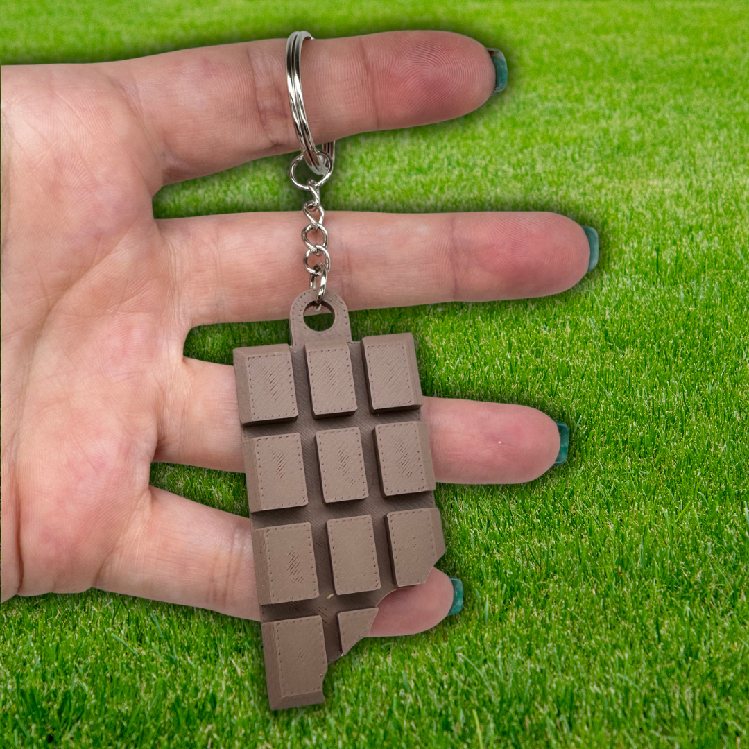 Chocolate Bar Keychain