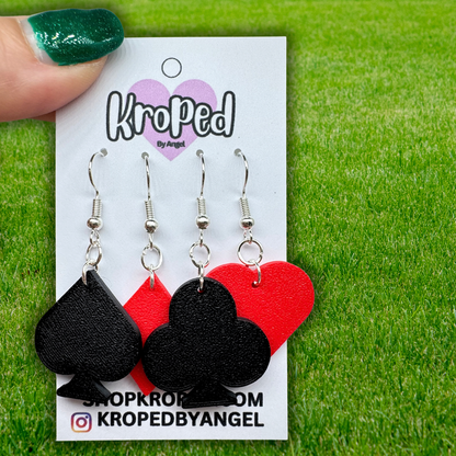 Poker Earring 4-Pack