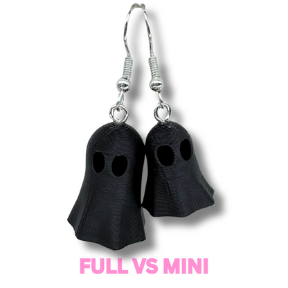 Tiny Ghost Earrings