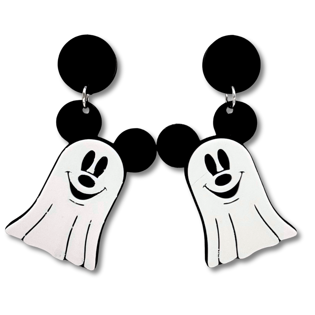 Ghost Mouse Earrings