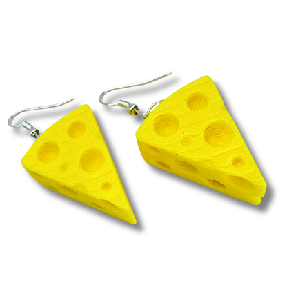 Cheese Wedge Earrings