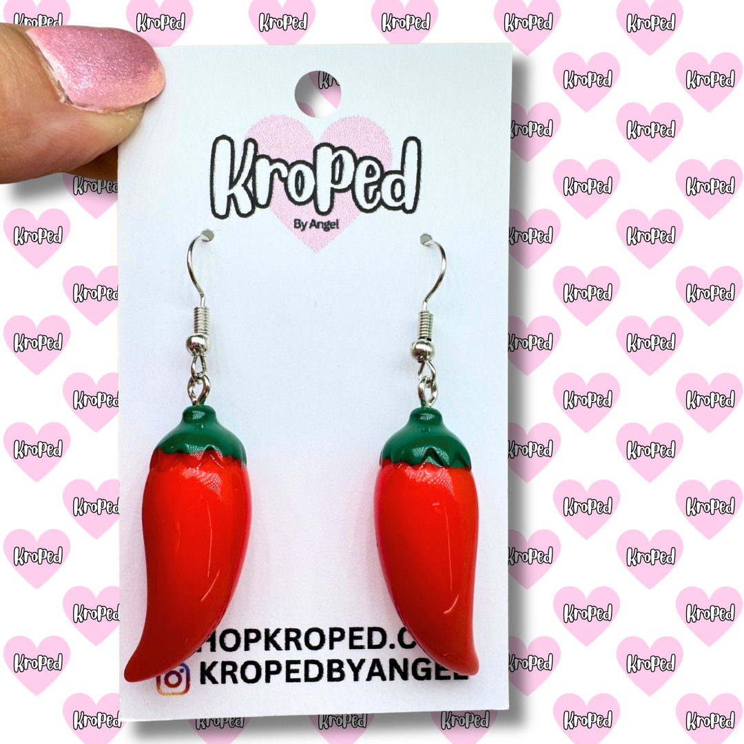 Red Chili Pepper Earrings