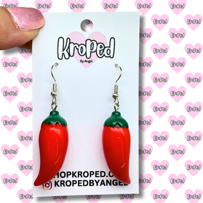 Red Chili Pepper Earrings