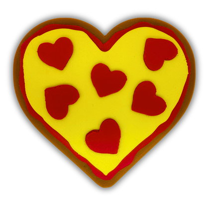 Heart Pizza Magnets