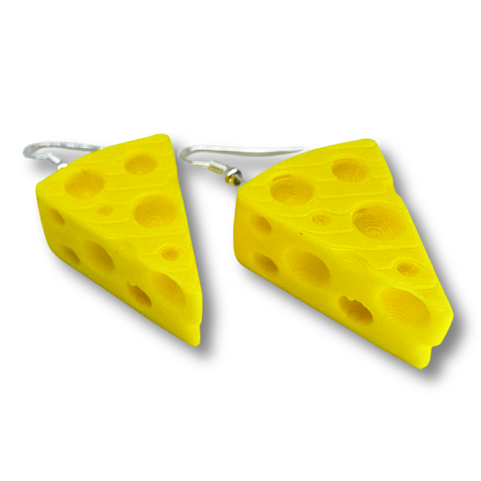 Cheese Wedge Earrings
