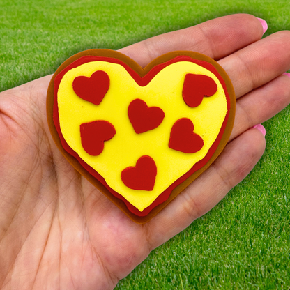 Heart Pizza Magnets