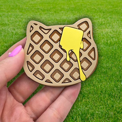 Cat Waffle Magent