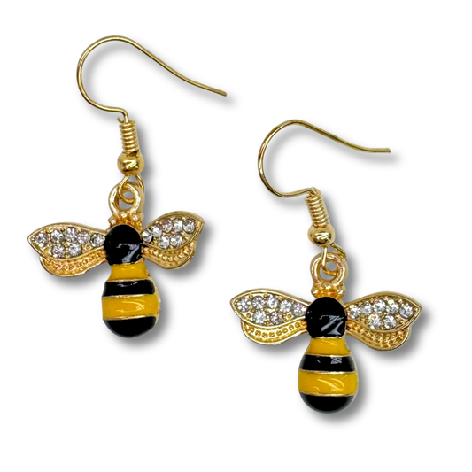 Bee Charm Earrings
