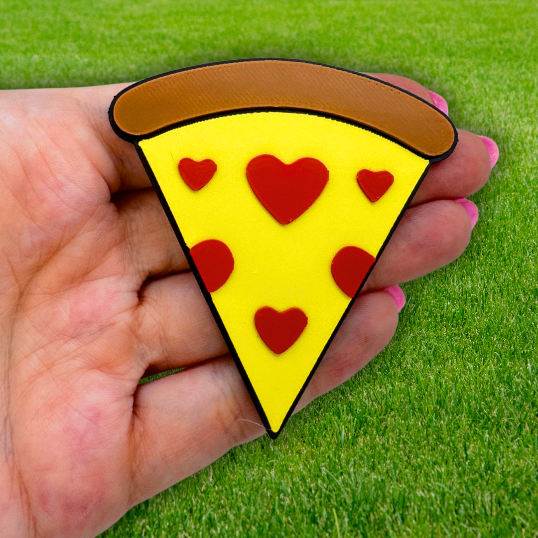 Heart Pizza Magnets