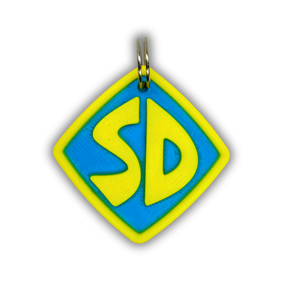 90's Cartoon Pet Collar Tag Accessory