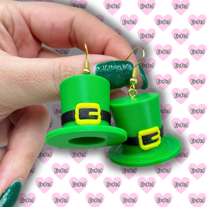Leprechaun Hat Earrings