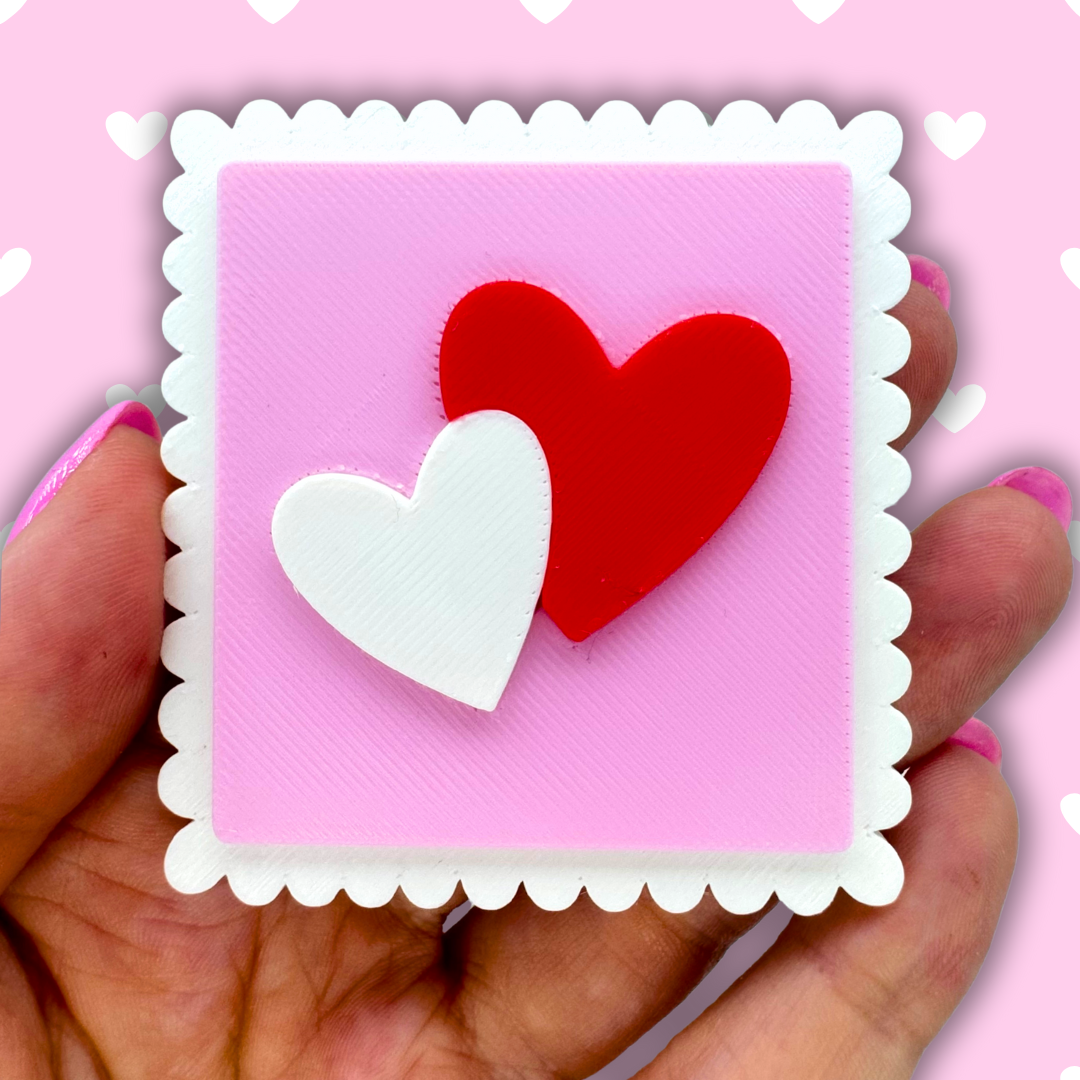Heart Stamp Magnet