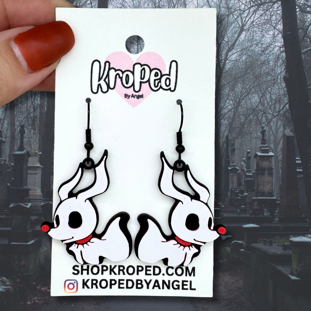 Ghost Dog Earrings