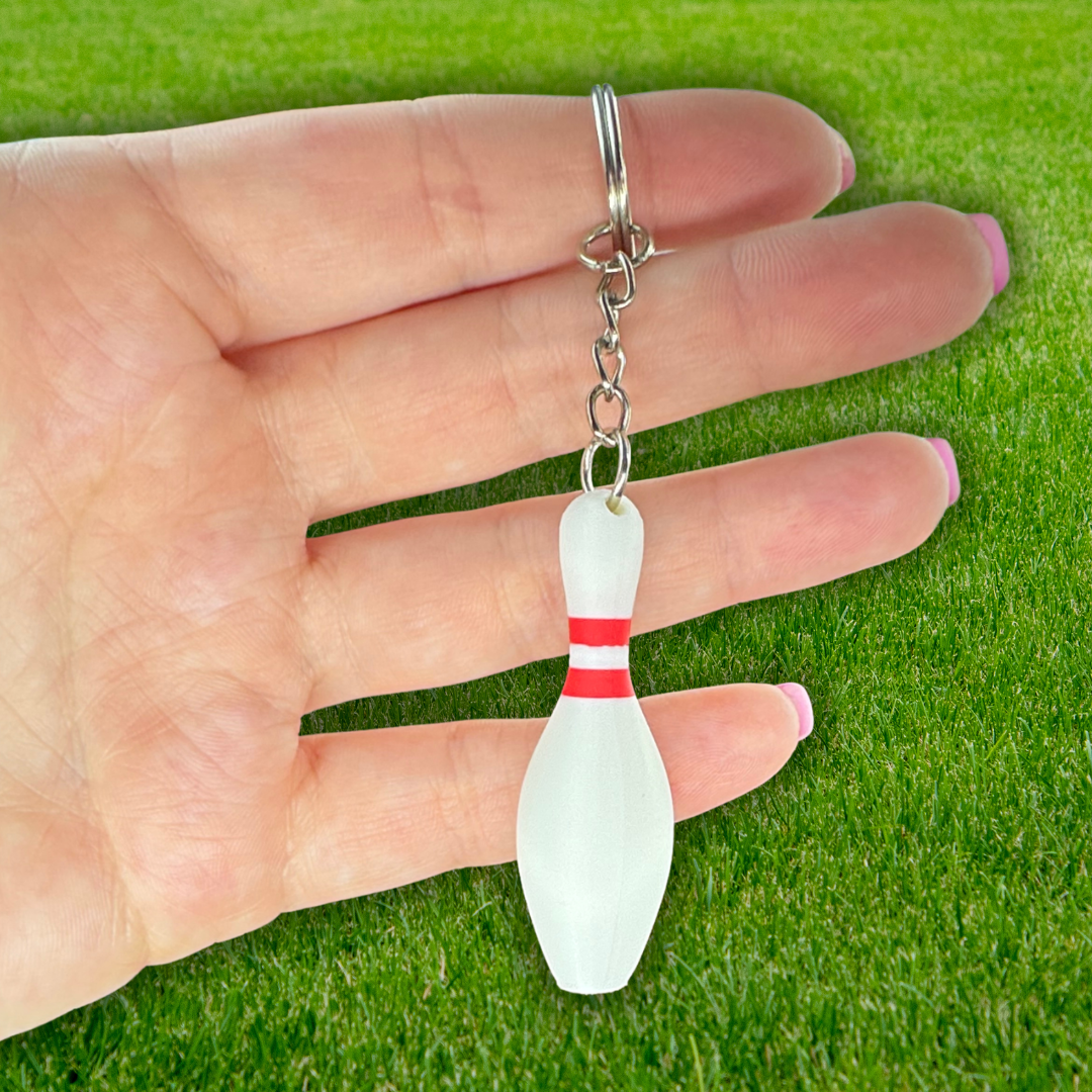 Bowling Pin Keychain