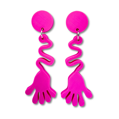 Sticky Hand Earrings