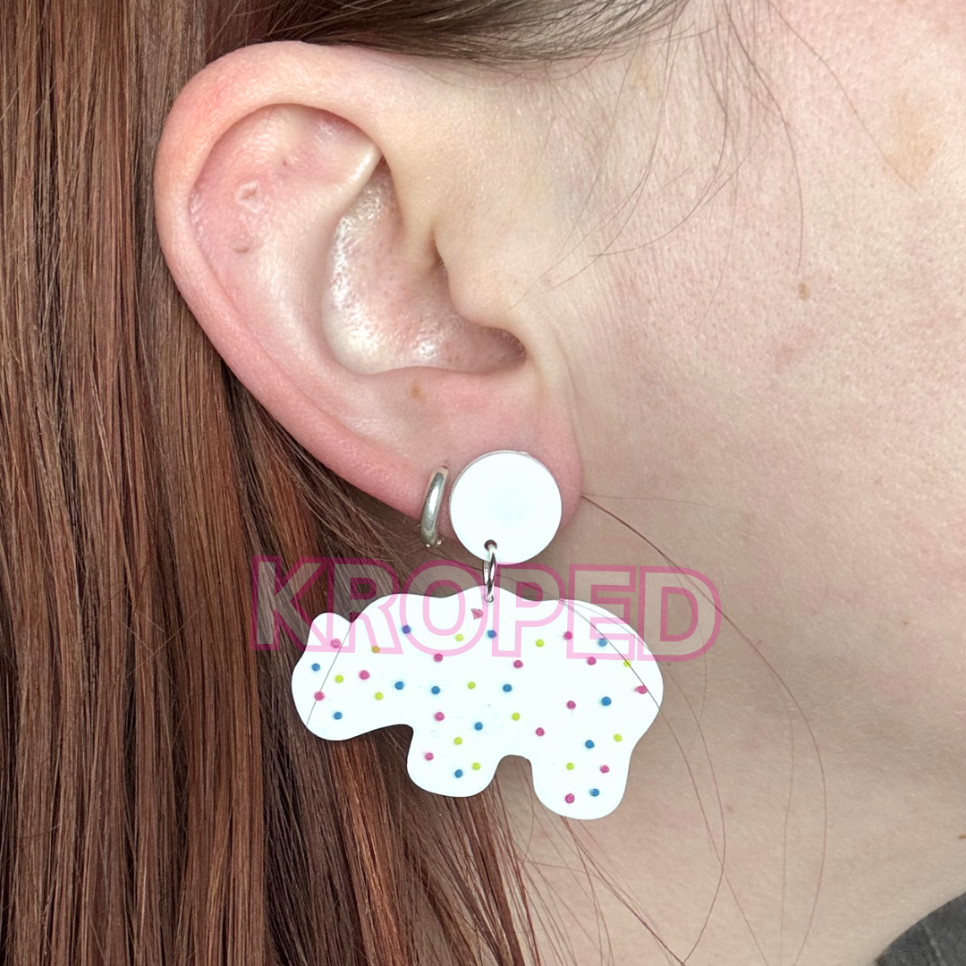 Iced Animal Cookie Earrings